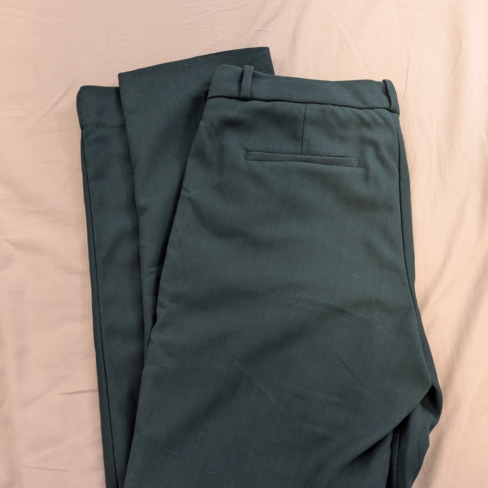 Banana Republic Ryan Fit Pants Size 8 Dark Teal - Picture 4 of 7